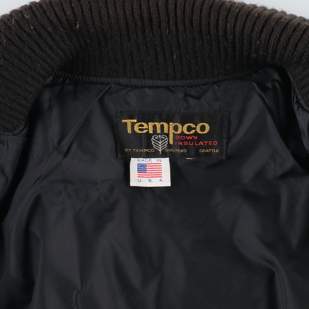 70s~80'S TEMPCO Goose Down Jacket Made in USA Men's XL Size Vintage /eaa511952