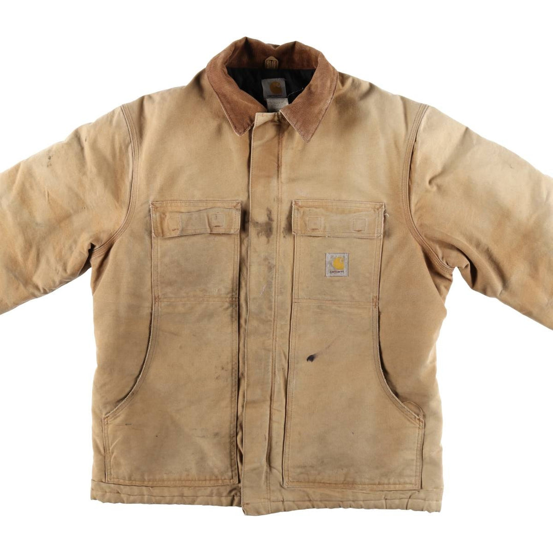 00'S Carhartt Traditional Coat Duck Work Jacket Men's XL / eaa511960