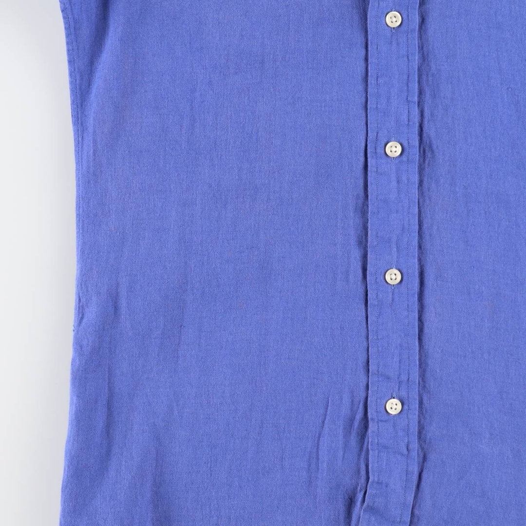 Ralph Lauren CUSTOM FIT long sleeve linen button down shirt men's XS equivalent /eaa512065