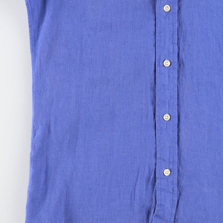 Ralph Lauren CUSTOM FIT long sleeve linen button down shirt men's XS equivalent /eaa512065