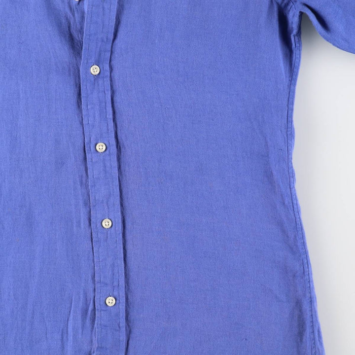 Ralph Lauren CUSTOM FIT long sleeve linen button down shirt men's XS equivalent /eaa512065