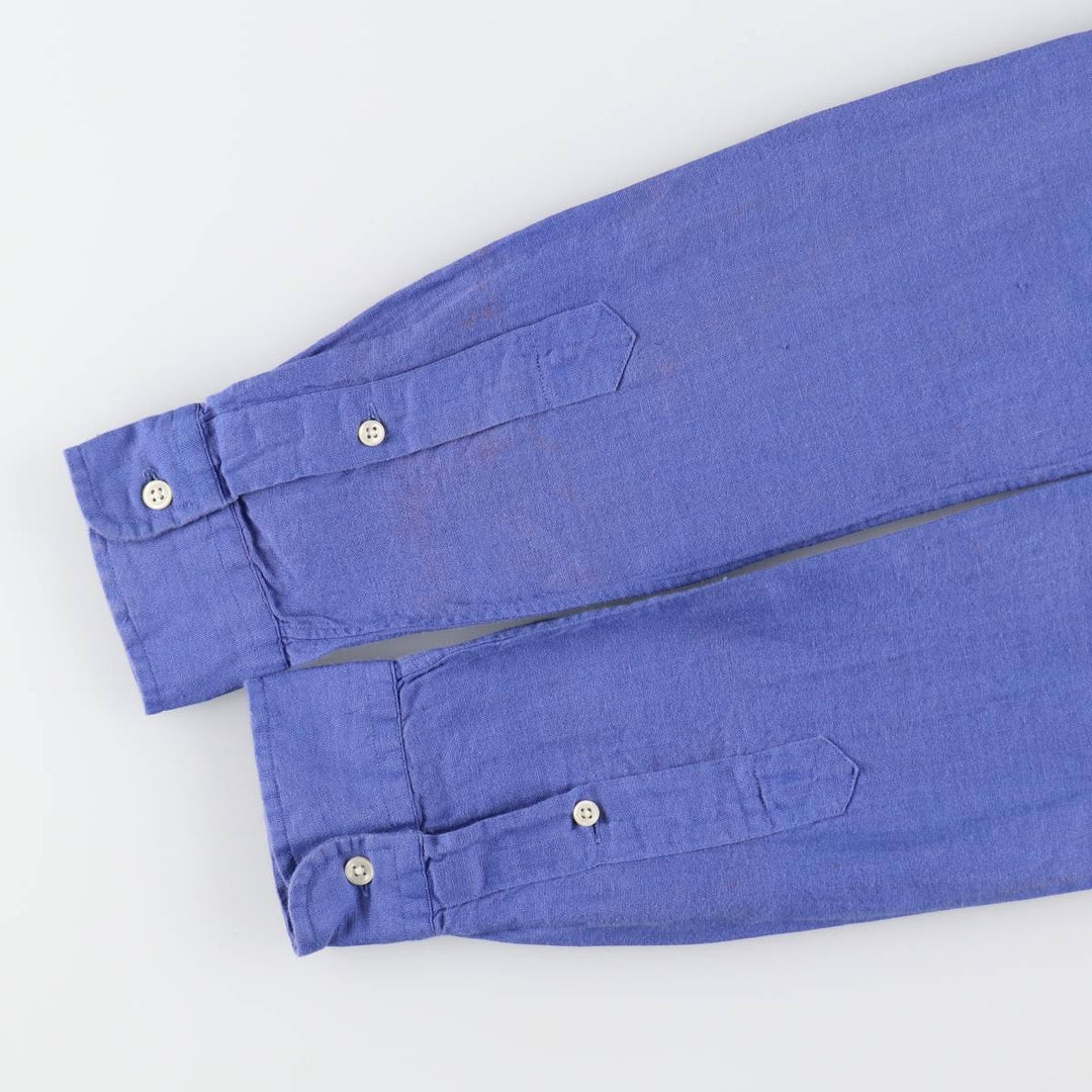 Ralph Lauren CUSTOM FIT long sleeve linen button down shirt men's XS equivalent /eaa512065