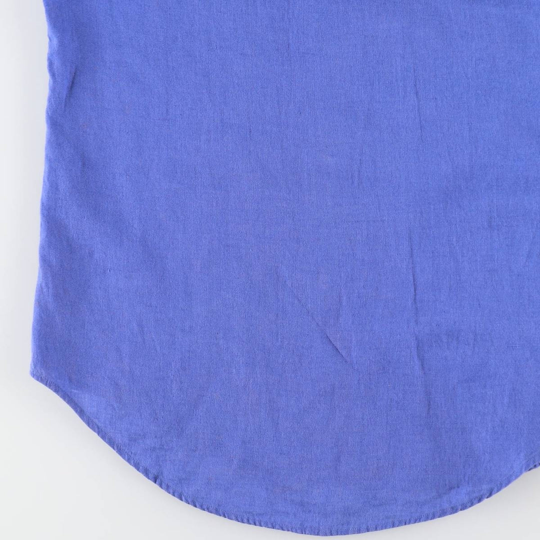 Ralph Lauren CUSTOM FIT long sleeve linen button down shirt men's XS equivalent /eaa512065