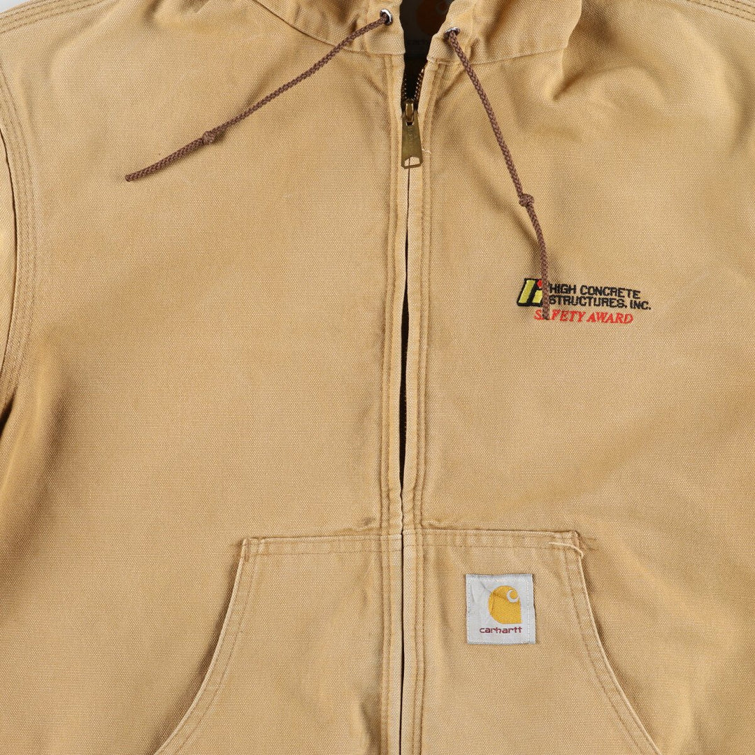 Carhartt HIGH CONCRETE STRUCTURES INC Active Jacket Duck Full Zip Parka Men's L equivalent /eaa512165