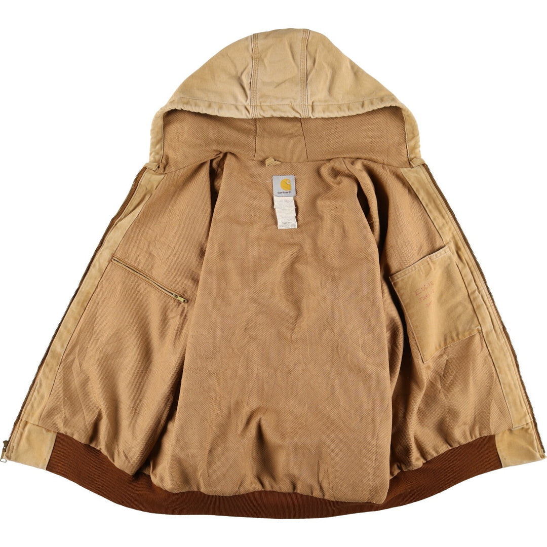 00'S Carhartt Active Jacket Duck Full Zip Parka Men's L size / eaa512168