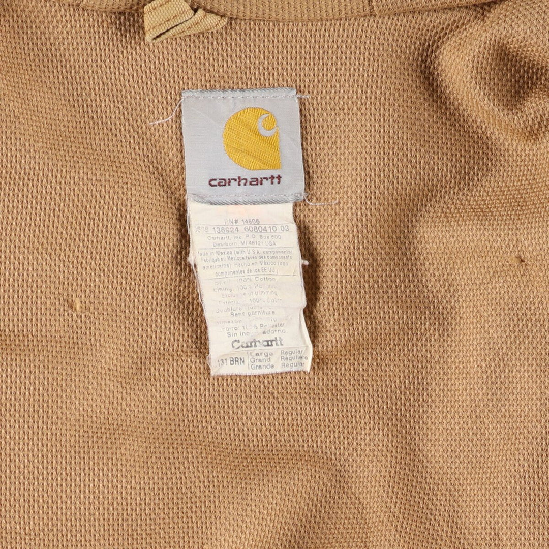 00'S Carhartt Active Jacket Duck Full Zip Parka Men's L size / eaa512168