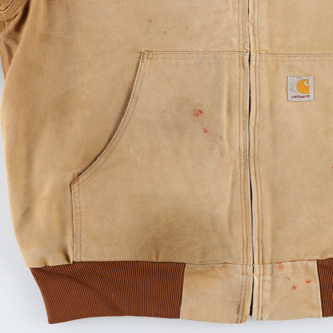 00'S Carhartt Active Jacket Duck Full Zip Parka Men's L size / eaa512168