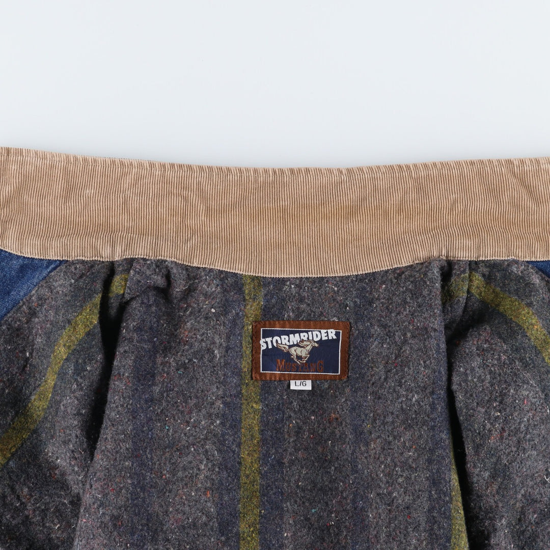 Mustang STORMRIDER denim jacket, made in Canada, men's size L /eaa512169