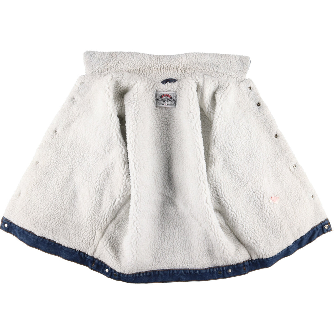 80'S Levi's 71608-0216 AUTHENTIC denim fleece jacket made in USA, men's XL equivalent, vintage /eaa512178