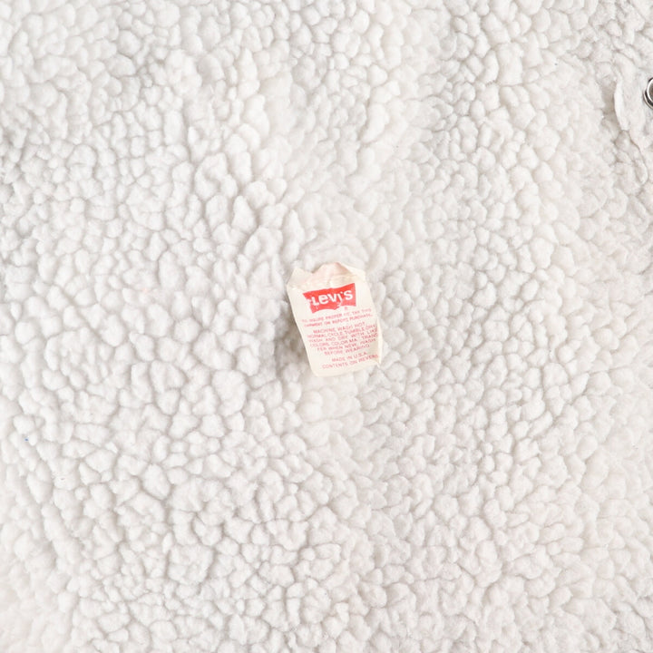 80'S Levi's 71608-0216 AUTHENTIC denim fleece jacket made in USA, men's XL equivalent, vintage /eaa512178