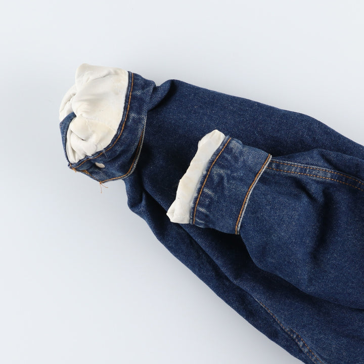 80'S Levi's 71608-0216 AUTHENTIC denim fleece jacket made in USA, men's XL equivalent, vintage /eaa512178