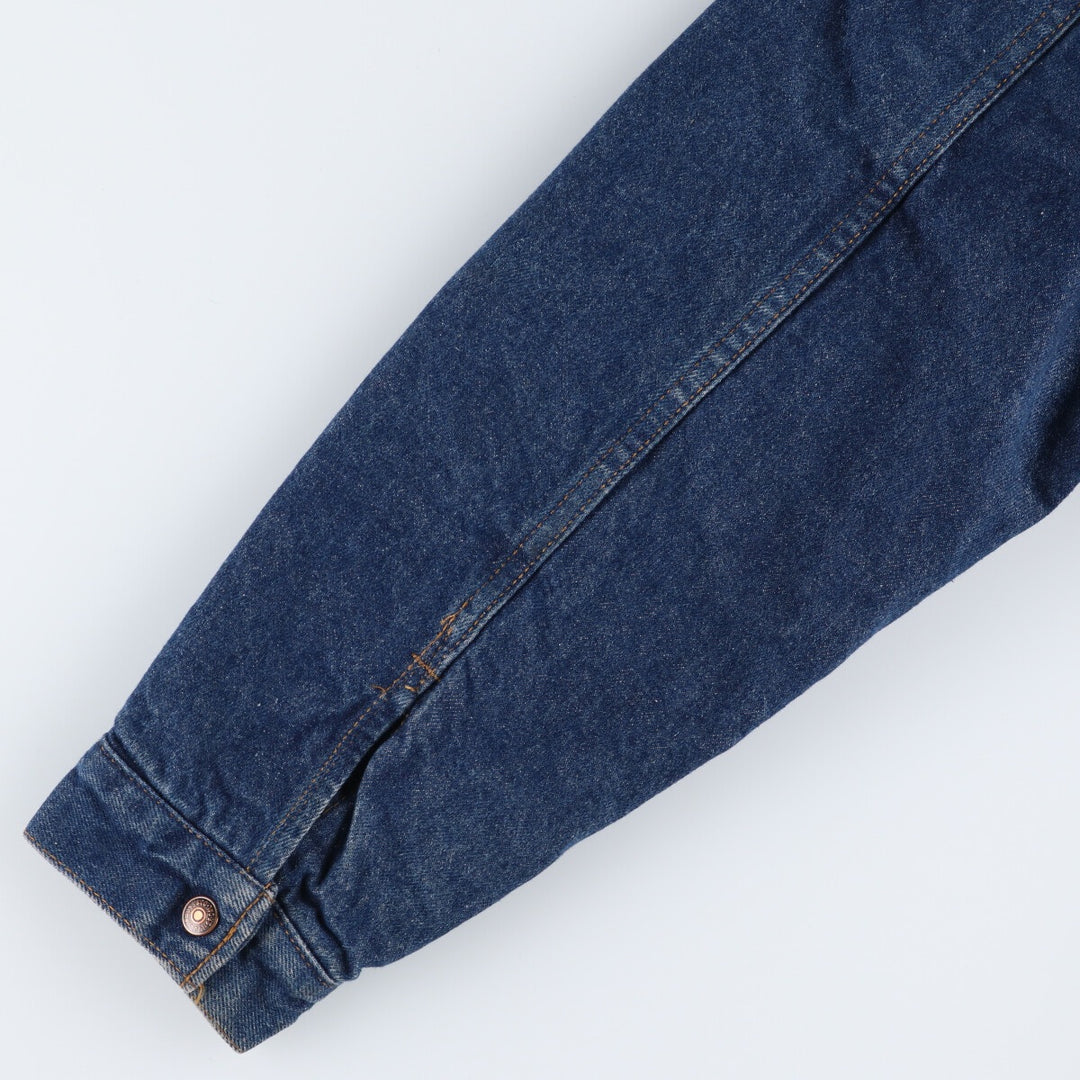 80'S Levi's 71608-0216 AUTHENTIC denim fleece jacket made in USA, men's XL equivalent, vintage /eaa512178