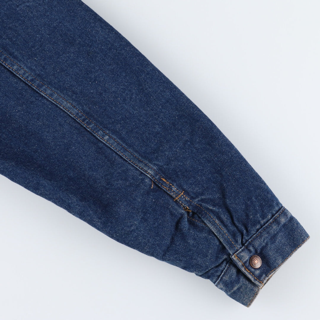 80'S Levi's 71608-0216 AUTHENTIC denim fleece jacket made in USA, men's XL equivalent, vintage /eaa512178