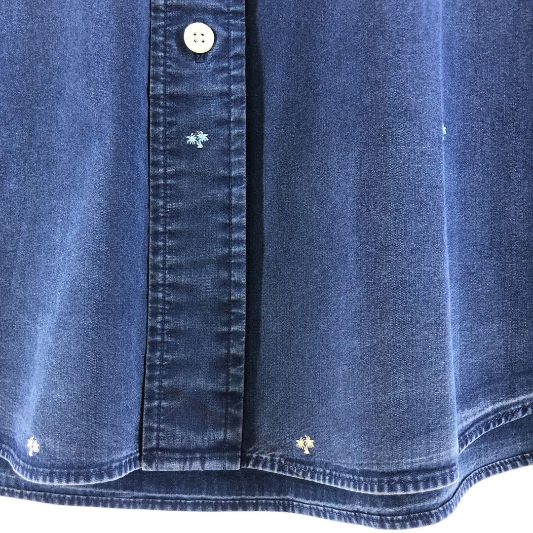 Brooks Brothers Est.1818 Long Sleeve Button Down Shirt Men's XL cotton navy blue type Vintage Second Hand