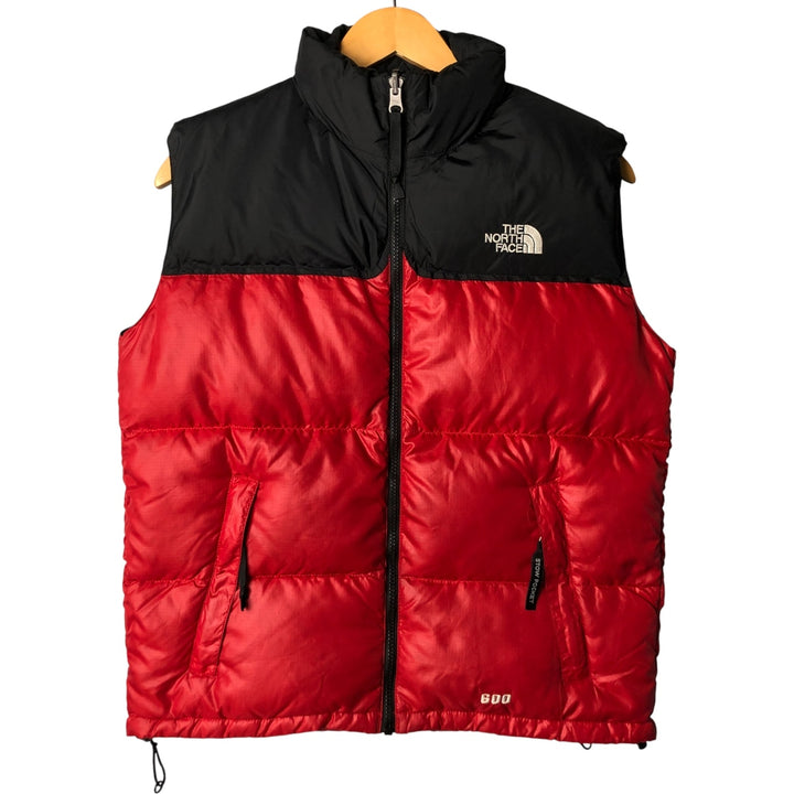 90s-00'S THE NORTH FACE Women's Down Vest, Size L polyester black type Vintage Second Hand
