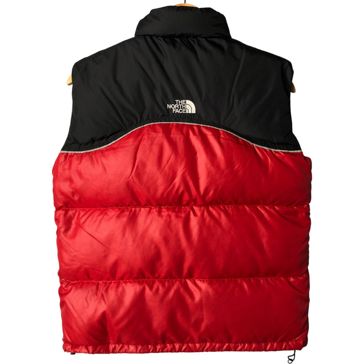 90s-00'S THE NORTH FACE Women's Down Vest, Size L polyester black type Vintage Second Hand