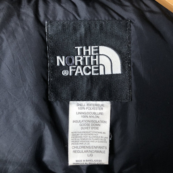 90s-00'S THE NORTH FACE Women's Down Vest, Size L polyester black type Vintage Second Hand