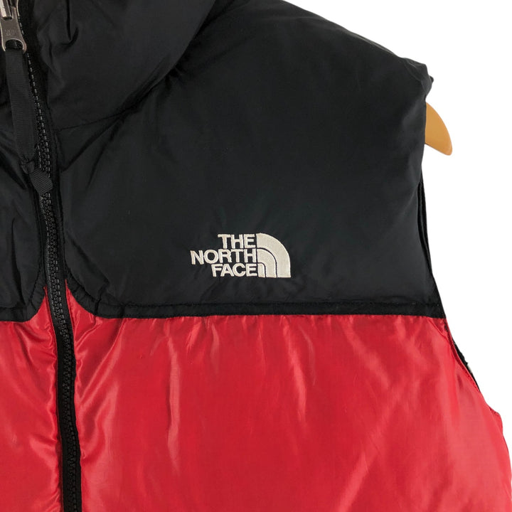 90s-00'S THE NORTH FACE Women's Down Vest, Size L polyester black type Vintage Second Hand