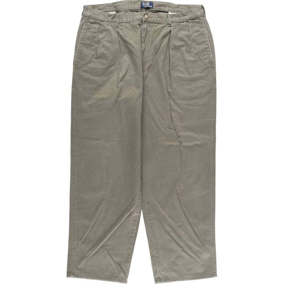 90'S Ralph Lauren POLO by Ralph Lauren Two-pleat Chino Pants Made in USA Men's W38 Vintage /eaa512326