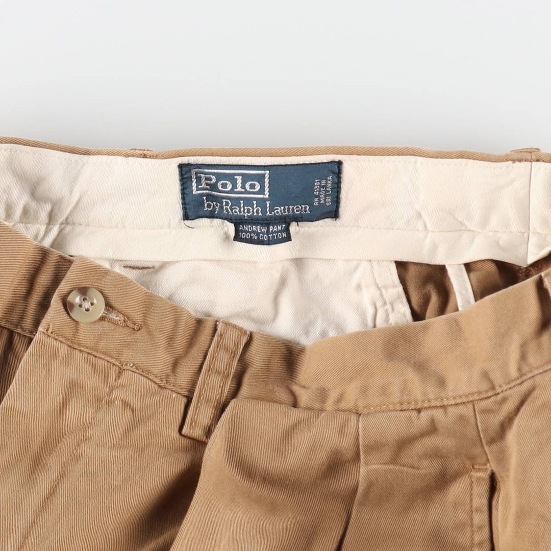 Ralph Lauren POLO by Ralph Lauren ANDREW PANT Two-pleat chino pants for men, equivalent to W30 / eaa512338