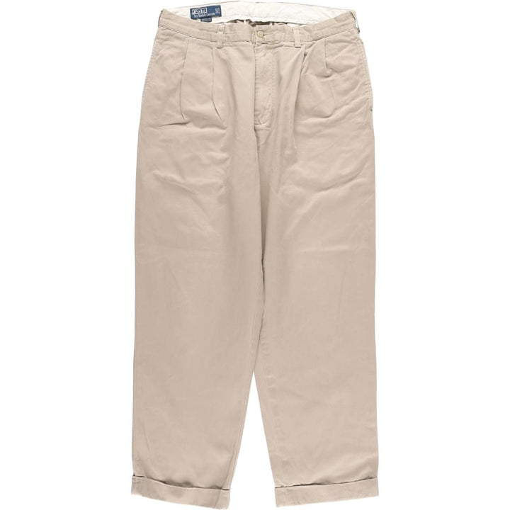Ralph Lauren POLO by Ralph Lauren HAMMOND PANT, two-pleat chino pants, men's size W34 / eaa512340