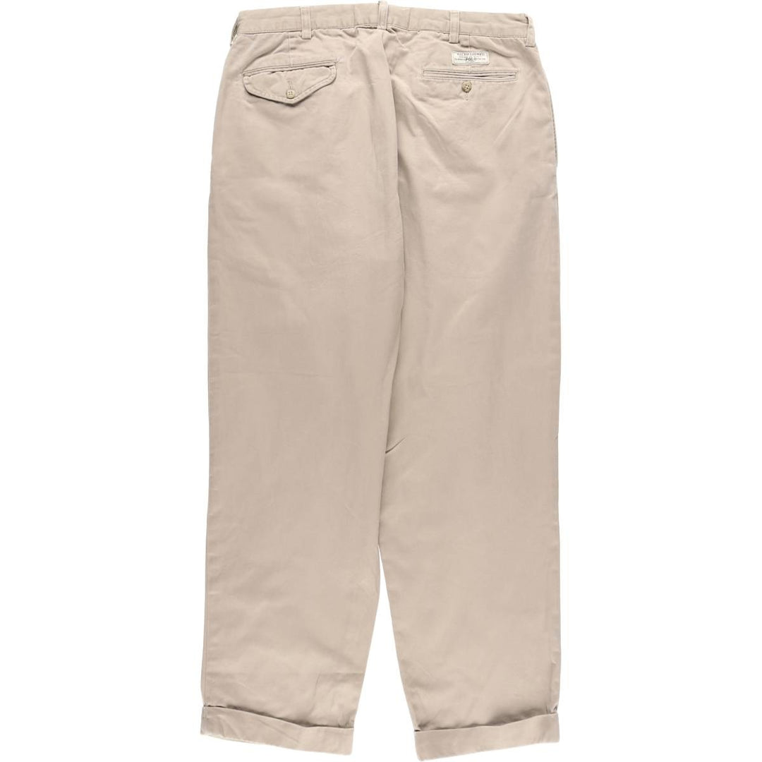 Ralph Lauren POLO by Ralph Lauren HAMMOND PANT, two-pleat chino pants, men's size W34 / eaa512340
