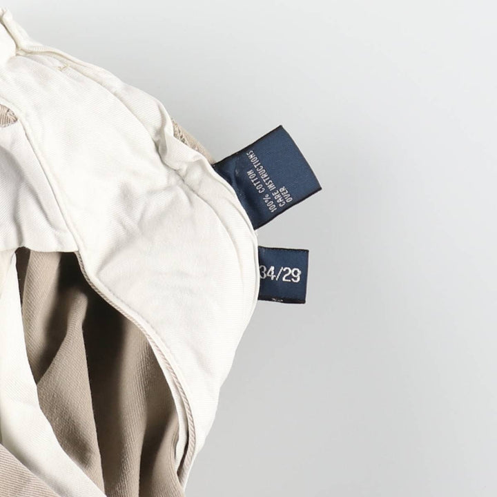 Ralph Lauren POLO by Ralph Lauren HAMMOND PANT, two-pleat chino pants, men's size W34 / eaa512340