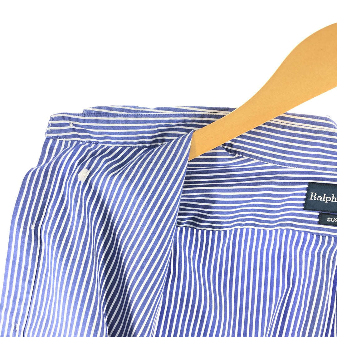 Ralph Lauren CUSTOM FIT long sleeve button down striped shirt men's XL equivalent /eaa512375