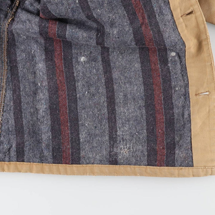 80s~90'S Carhartt Michigan Chore Coat Duck Coverall Made in USA Men's L Size Vintage /eaa512406