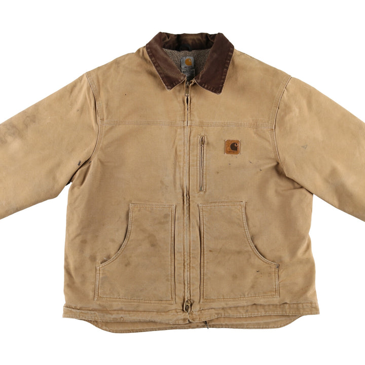 00'S Carhartt Ridge Coat Duck Work Jacket Men's XXL / eaa512413