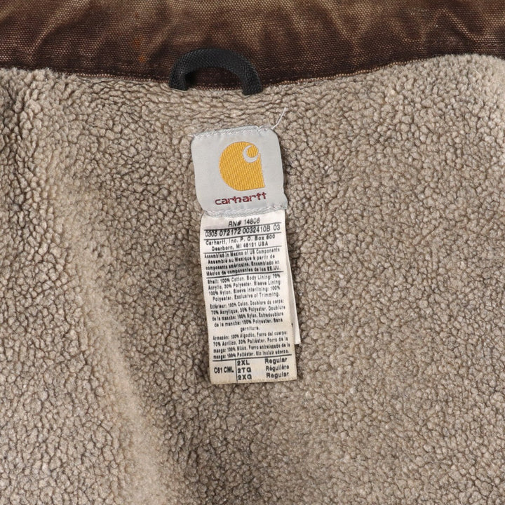 00'S Carhartt Ridge Coat Duck Work Jacket Men's XXL / eaa512413