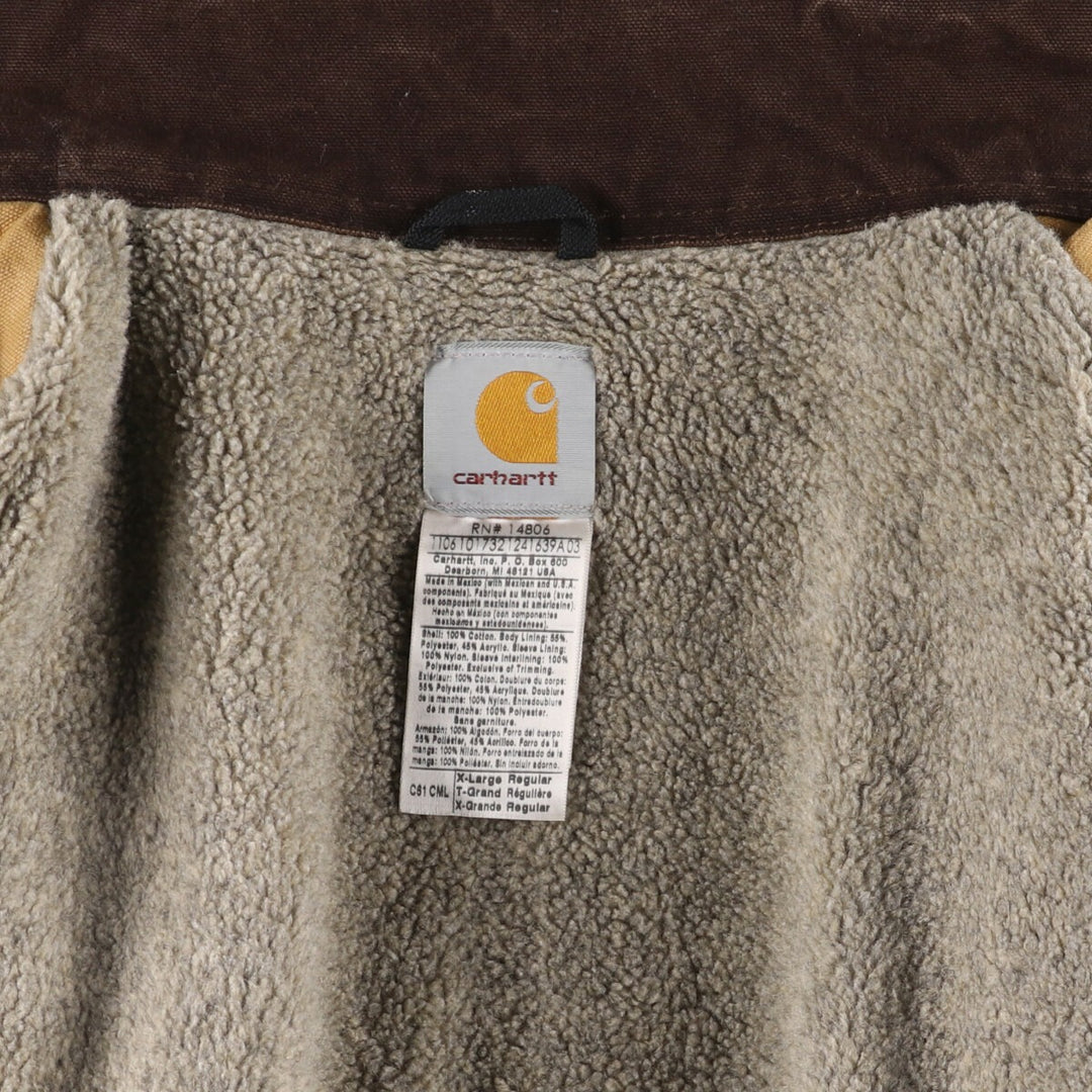 00'S Carhartt Ridge Coat Duck Work Jacket Men's XL size /eaa512414