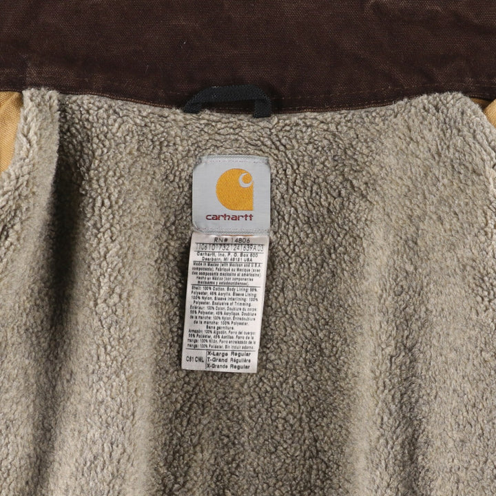 00'S Carhartt Ridge Coat Duck Work Jacket Men's XL size /eaa512414