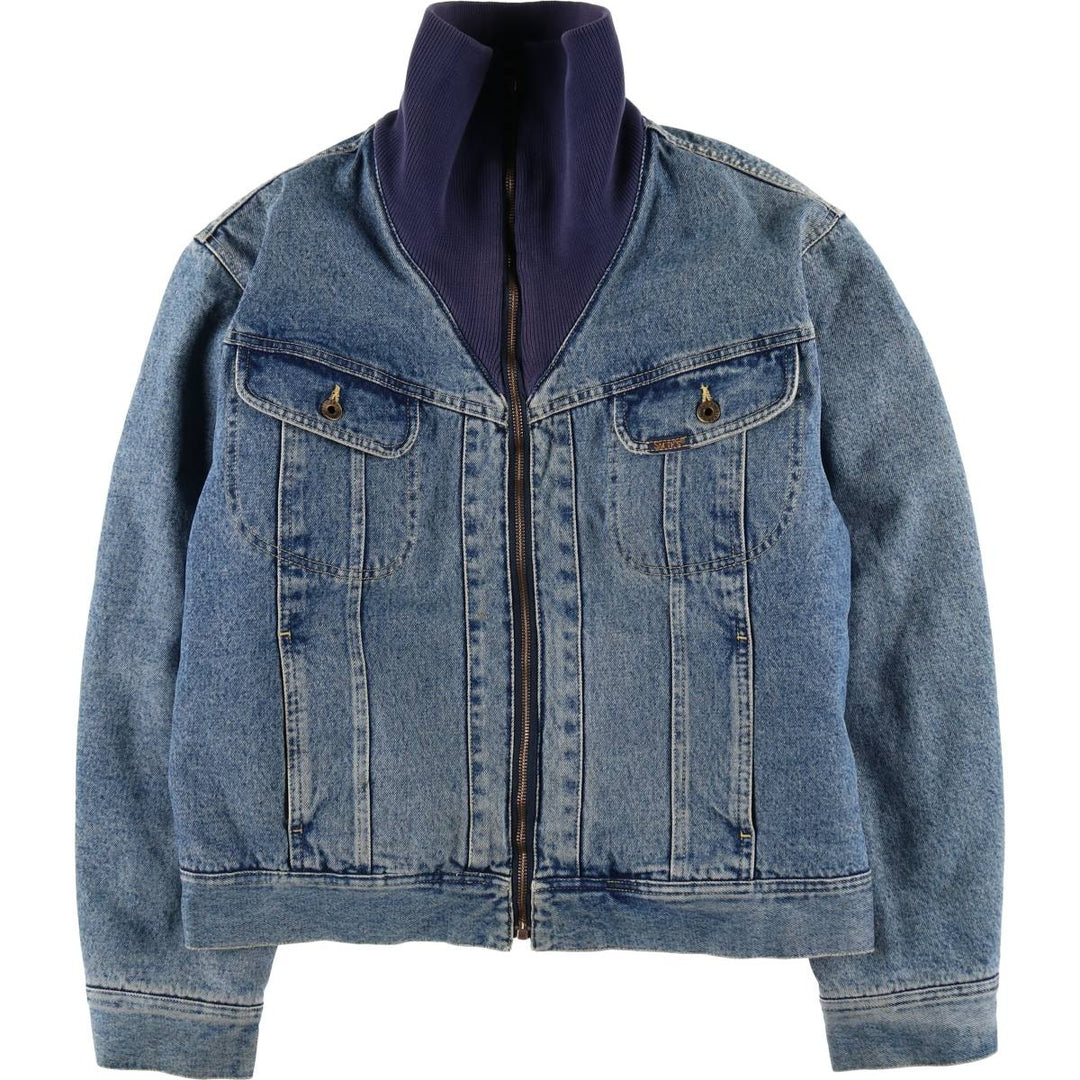 90'S SMITH'S High Neck Padded Denim Jacket Men's Size L Vintage /eaa512420