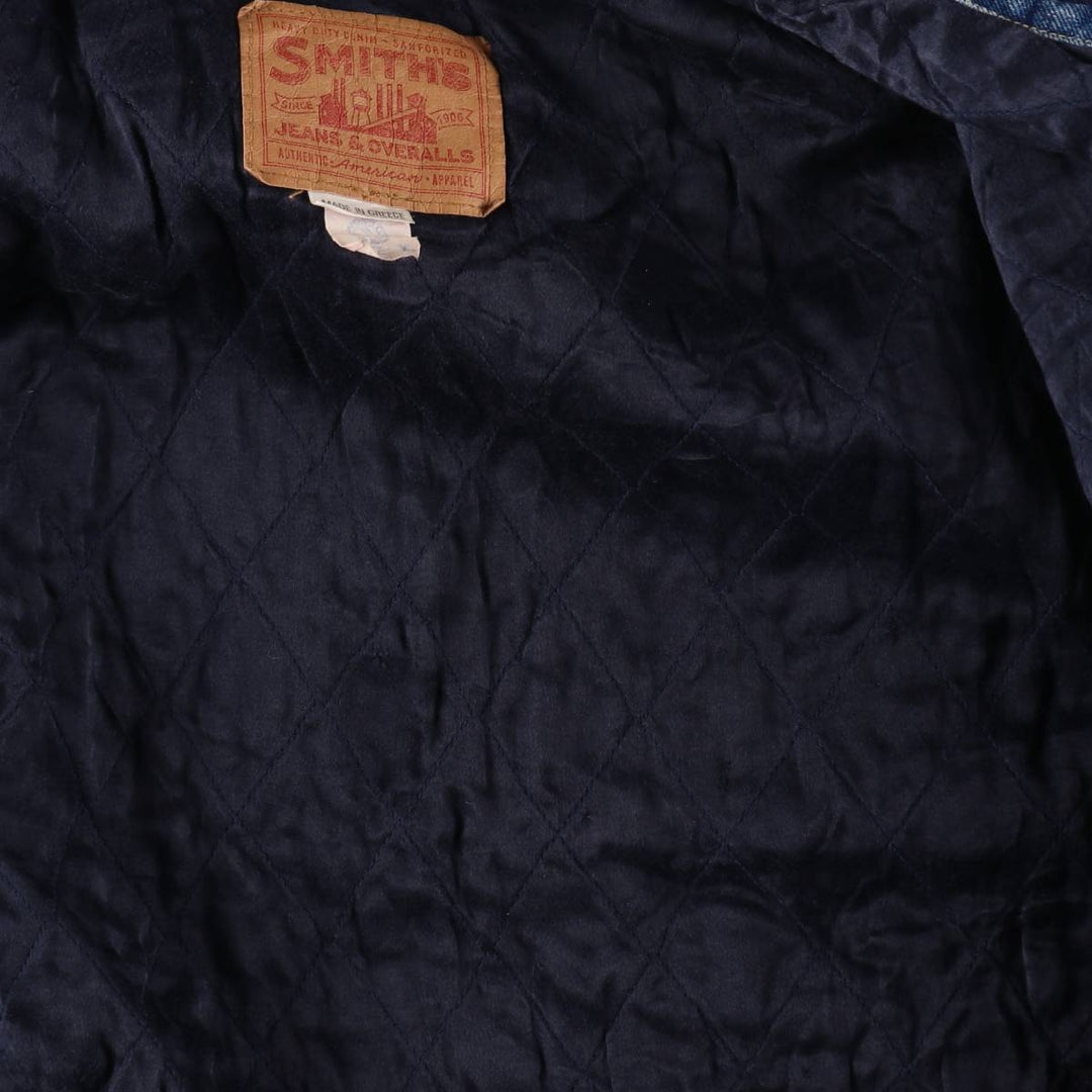 90'S SMITH'S High Neck Padded Denim Jacket Men's Size L Vintage /eaa512420