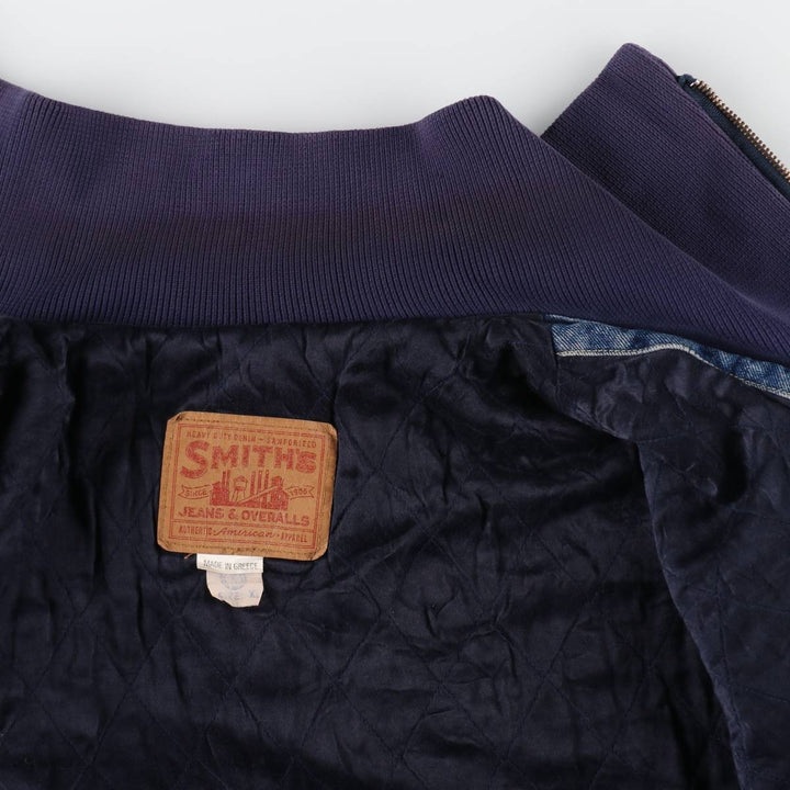 90'S SMITH'S High Neck Padded Denim Jacket Men's Size L Vintage /eaa512420