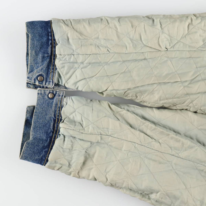 90'S SMITH'S High Neck Padded Denim Jacket Men's Size L Vintage /eaa512420