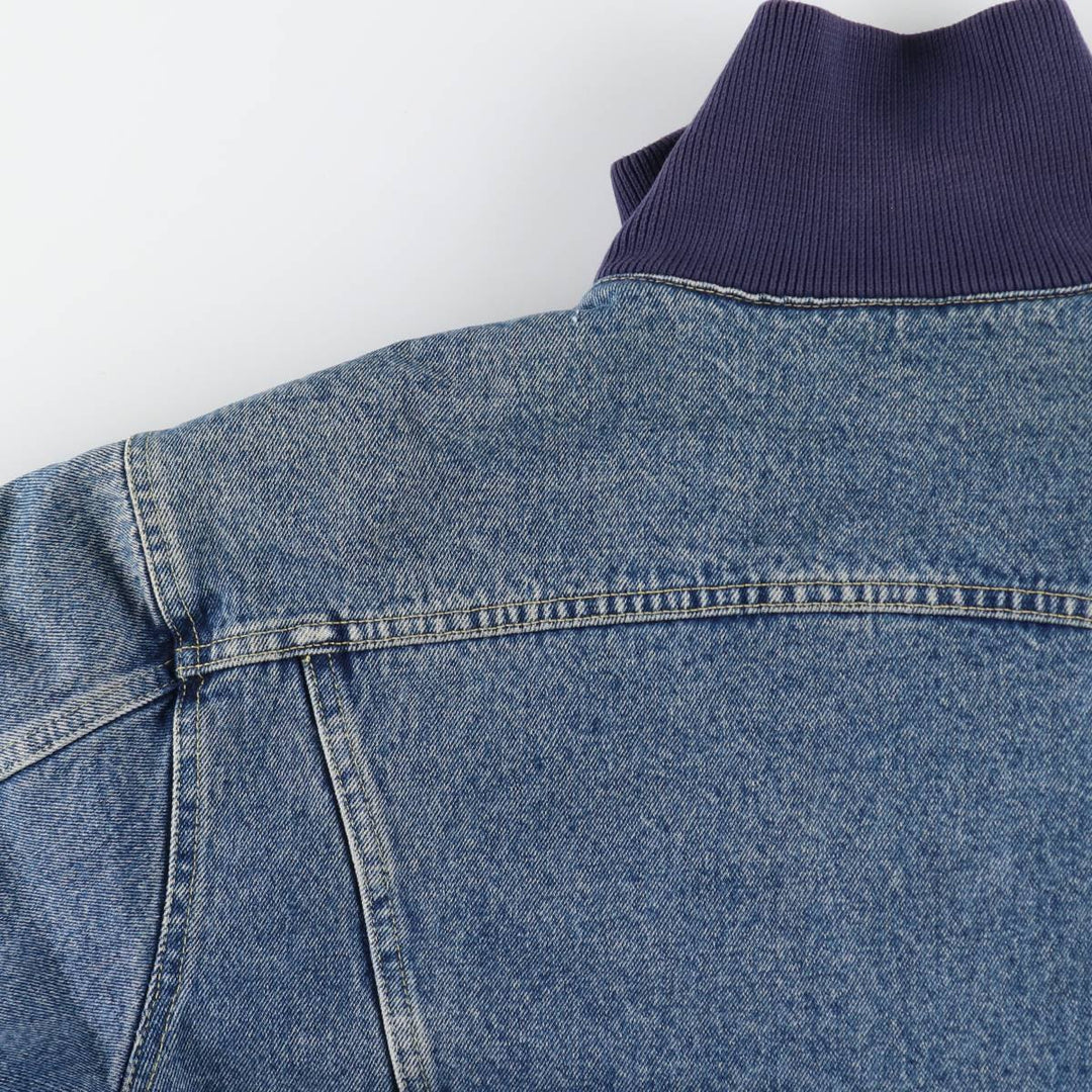 90'S SMITH'S High Neck Padded Denim Jacket Men's Size L Vintage /eaa512420