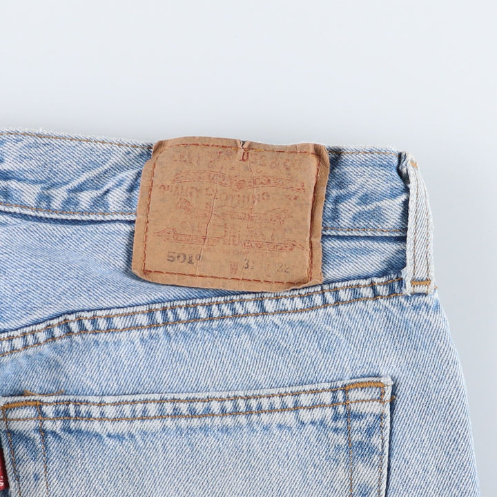 90'S Levi's 501 01 06 Straight Denim Pants, Men's, Vintage, Size W30 cotton blue type Vintage Second Hand