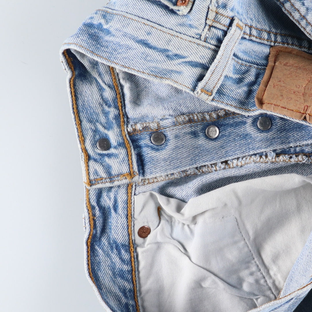 90'S Levi's 501 01 06 Straight Denim Pants, Men's, Vintage, Size W30 cotton blue type Vintage Second Hand