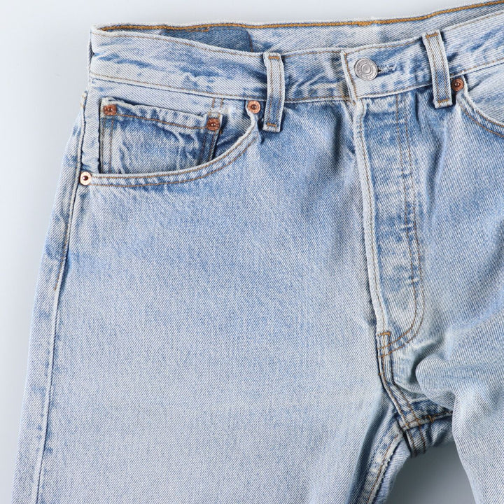 90'S Levi's 501 01 06 Straight Denim Pants, Men's, Vintage, Size W30 cotton blue type Vintage Second Hand