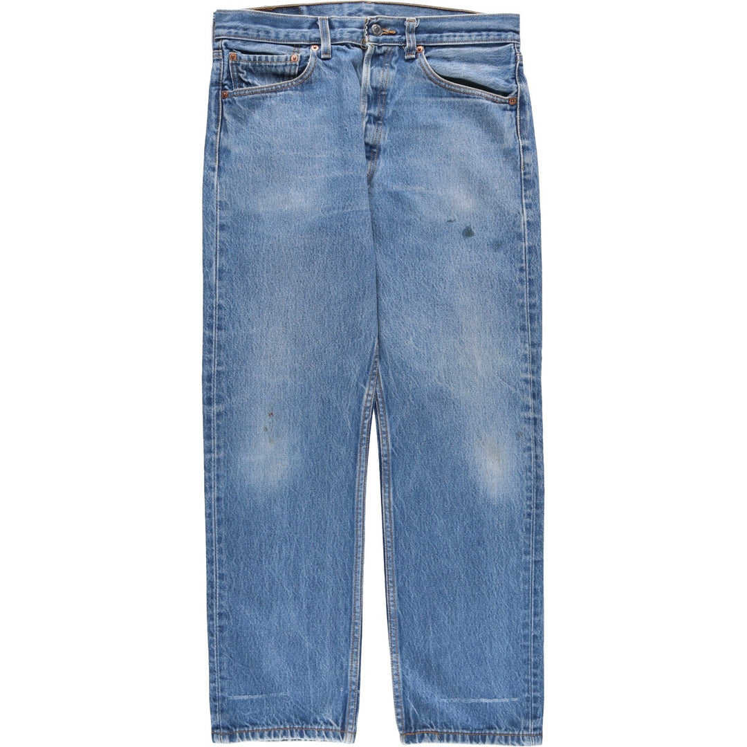 Levi's 501 straight denim pants for men, size W32 cotton blue type Vintage Second Hand