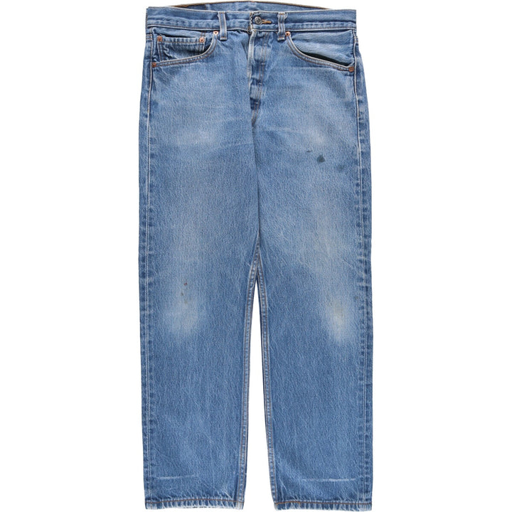 Levi's 501 straight denim pants for men, size W32 cotton blue type Vintage Second Hand