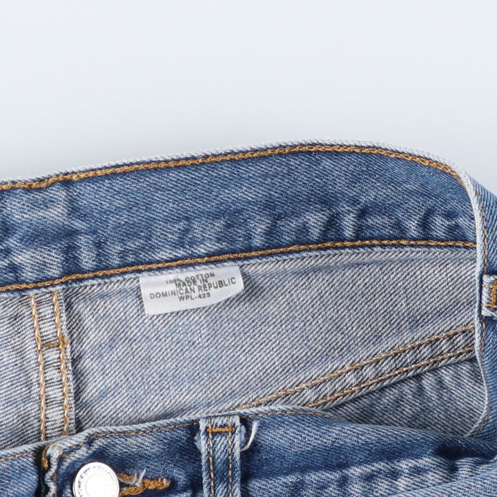 Levi's 501 straight denim pants for men, size W32 cotton blue type Vintage Second Hand