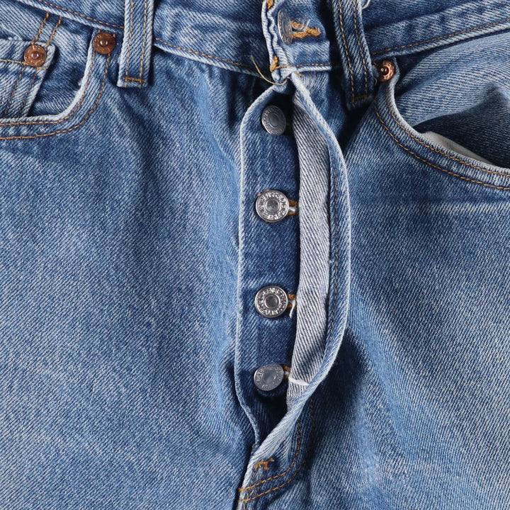 Levi's 501 straight denim pants for men, size W32 cotton blue type Vintage Second Hand
