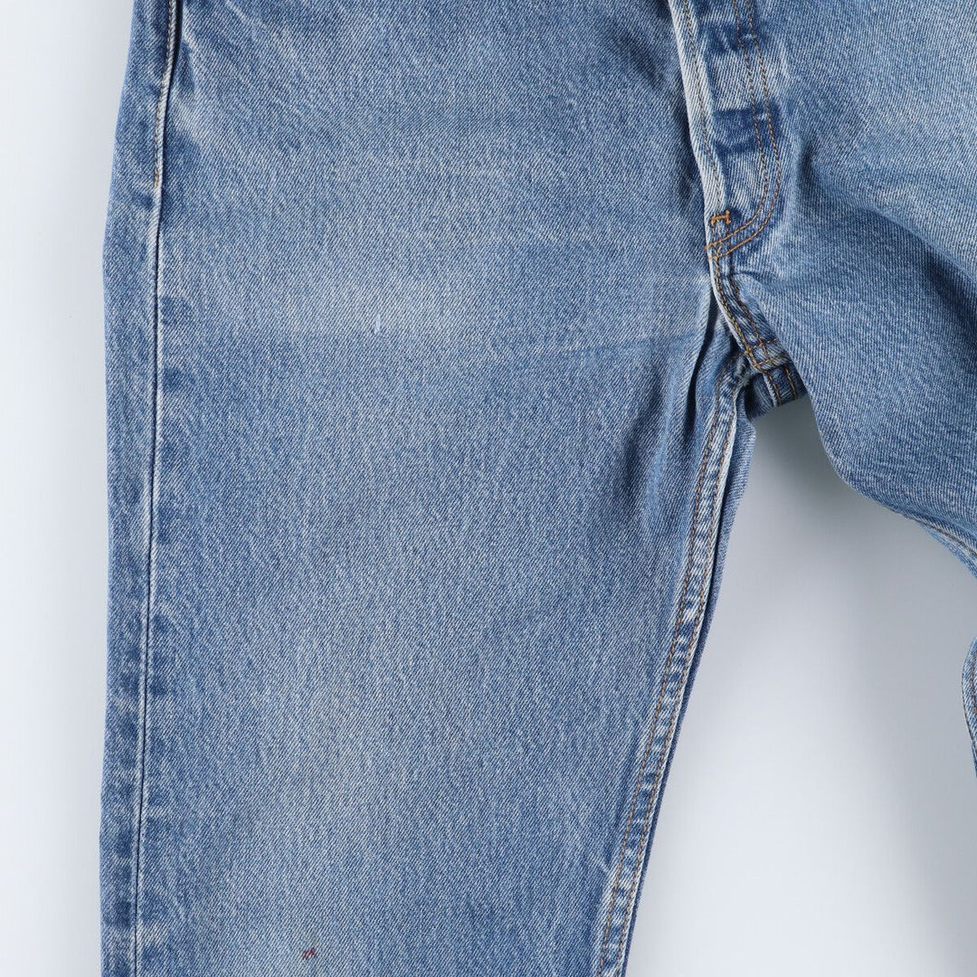 Levi's 501 straight denim pants for men, size W32 cotton blue type Vintage Second Hand