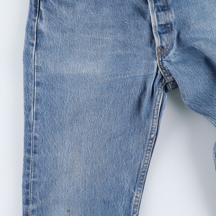 Levi's 501 straight denim pants for men, size W32 cotton blue type Vintage Second Hand