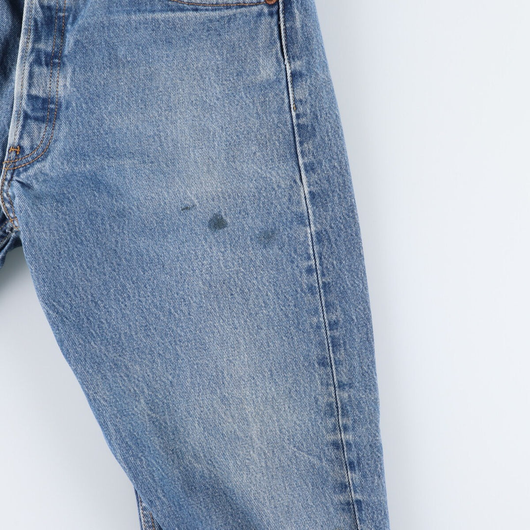 Levi's 501 straight denim pants for men, size W32 cotton blue type Vintage Second Hand