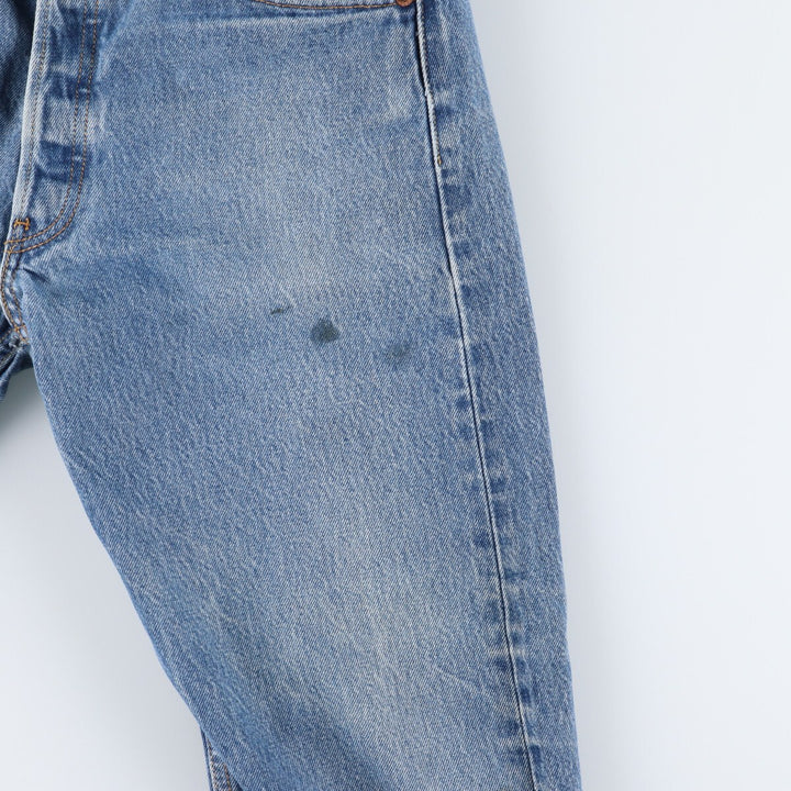 Levi's 501 straight denim pants for men, size W32 cotton blue type Vintage Second Hand