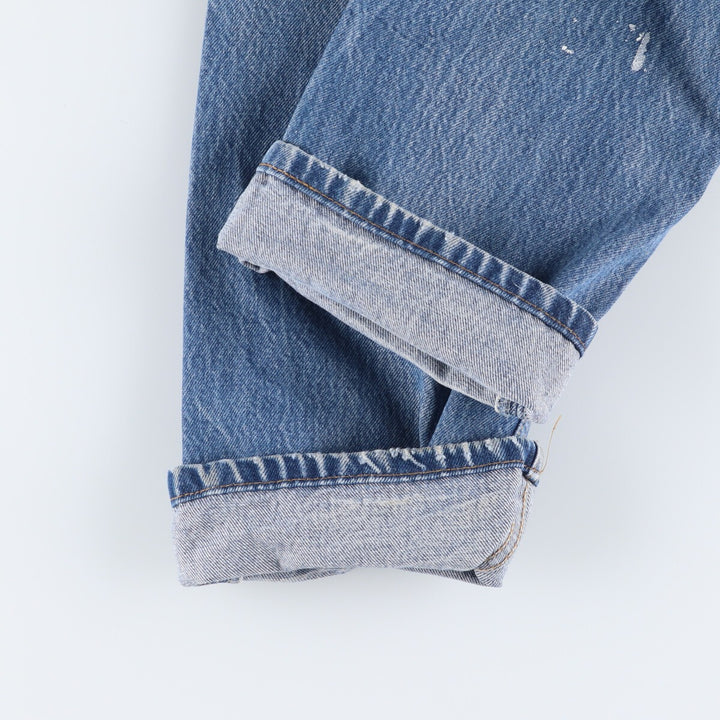 Levi's 501 straight denim pants for men, size W32 cotton blue type Vintage Second Hand